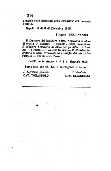 Giornale dell'Intendenza della provincia di Napoli