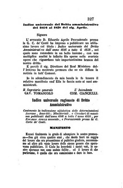 Giornale dell'Intendenza della provincia di Napoli