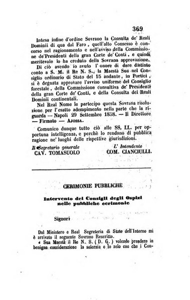 Giornale dell'Intendenza della provincia di Napoli