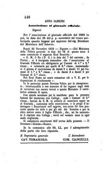 Giornale dell'Intendenza della provincia di Napoli