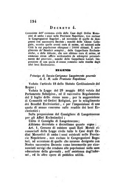 Giornale dell'Intendenza della provincia di Napoli