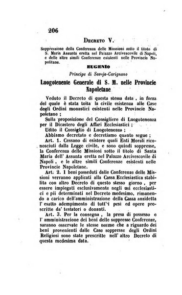 Giornale dell'Intendenza della provincia di Napoli