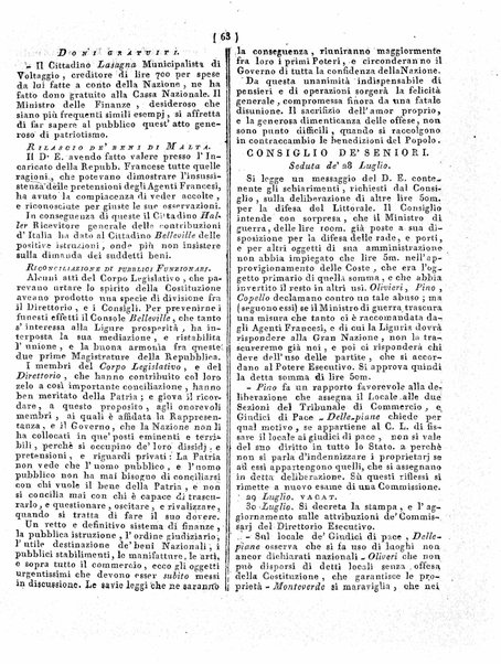 Gazzetta nazionale della Liguria