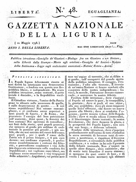 Gazzetta nazionale della Liguria