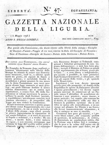 Gazzetta nazionale della Liguria