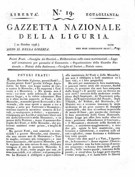 Gazzetta nazionale della Liguria