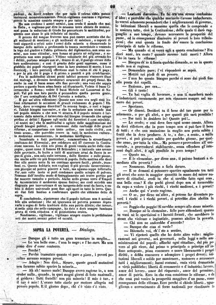 Giornaletto pei popolani : catechismo politico / per cura di P. Thouar e M. Cellini