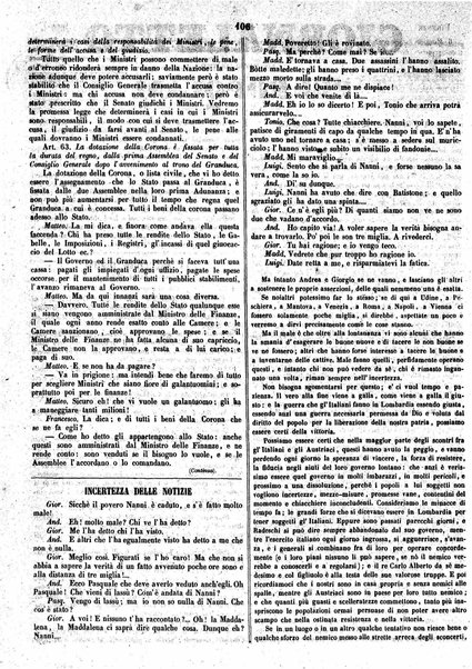 Giornaletto pei popolani : catechismo politico / per cura di P. Thouar e M. Cellini