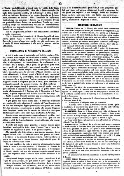 Giornaletto pei popolani : catechismo politico / per cura di P. Thouar e M. Cellini