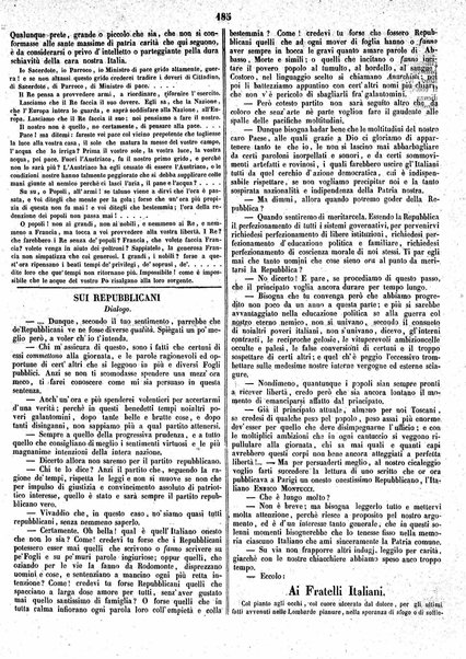 Giornaletto pei popolani : catechismo politico / per cura di P. Thouar e M. Cellini