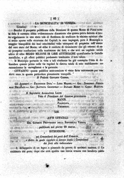 Diario veneto : impressioni e notizie raccolte da un veneziano nelle giornate di marzo 1848 e seguenti