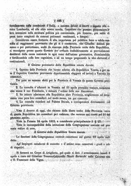 Diario veneto : impressioni e notizie raccolte da un veneziano nelle giornate di marzo 1848 e seguenti