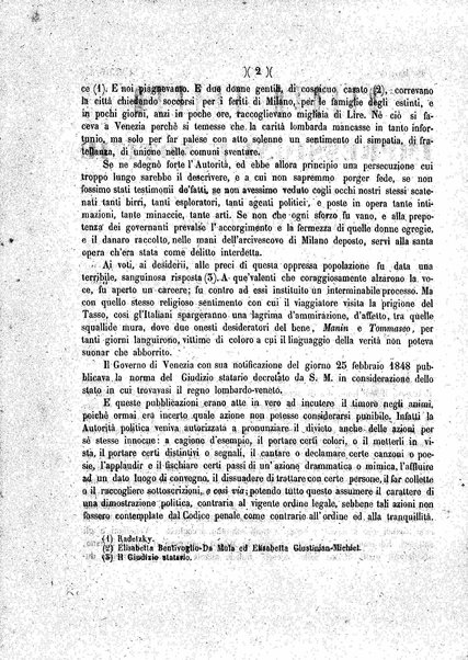 Diario veneto : impressioni e notizie raccolte da un veneziano nelle giornate di marzo 1848 e seguenti