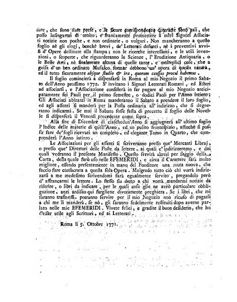 Efemeridi letterarie di Roma