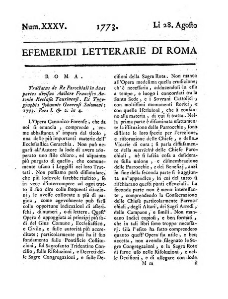 Efemeridi letterarie di Roma