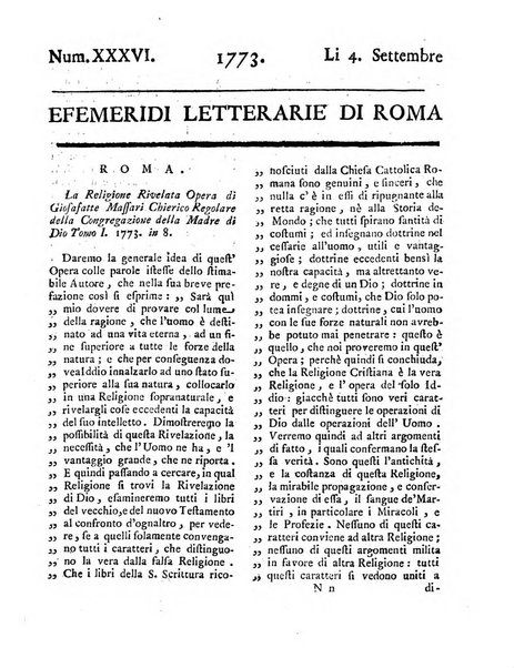 Efemeridi letterarie di Roma