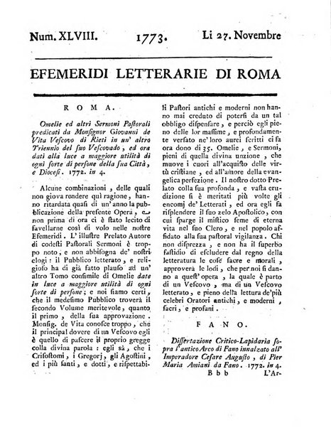 Efemeridi letterarie di Roma