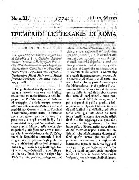 Efemeridi letterarie di Roma