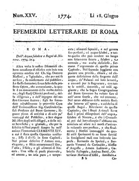 Efemeridi letterarie di Roma