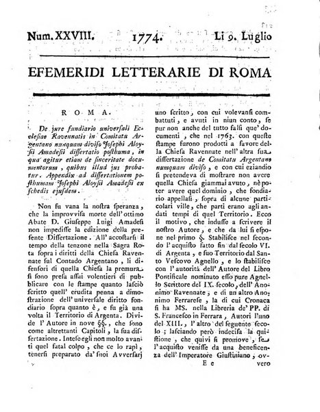 Efemeridi letterarie di Roma