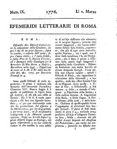 Efemeridi letterarie di Roma