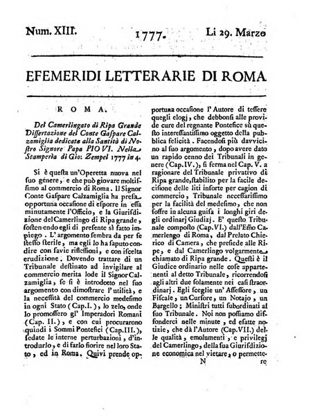 Efemeridi letterarie di Roma