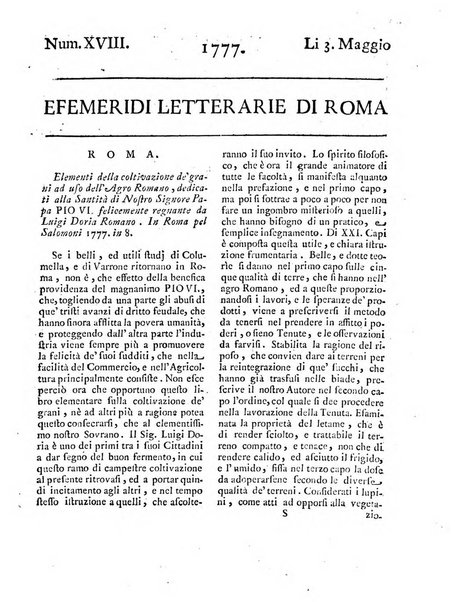 Efemeridi letterarie di Roma