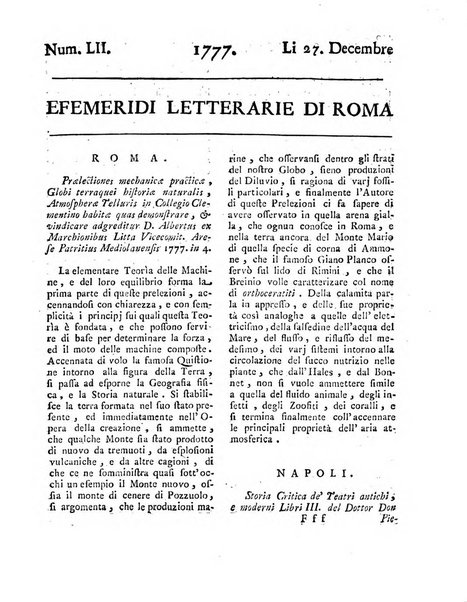 Efemeridi letterarie di Roma