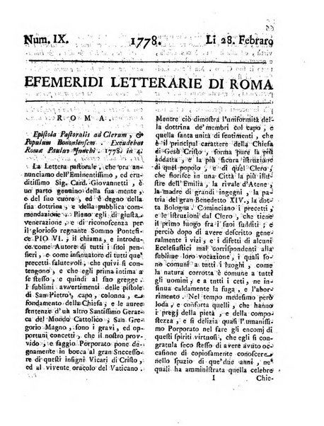 Efemeridi letterarie di Roma