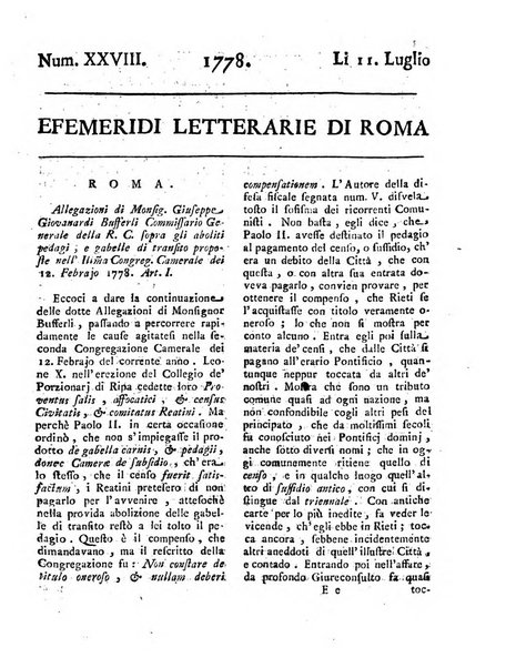 Efemeridi letterarie di Roma