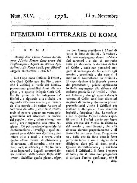 Efemeridi letterarie di Roma