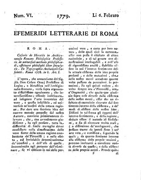 Efemeridi letterarie di Roma