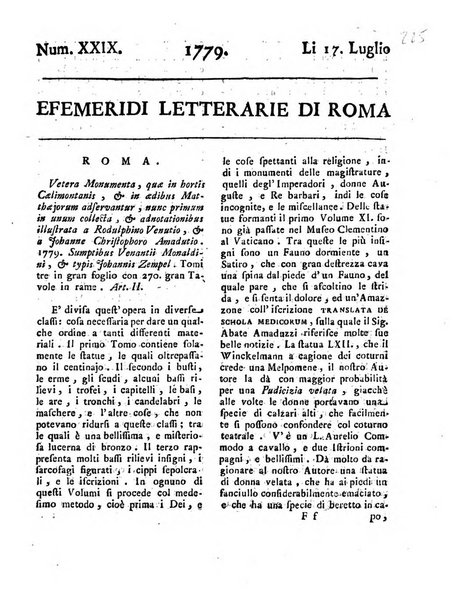 Efemeridi letterarie di Roma