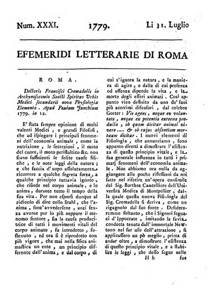 Efemeridi letterarie di Roma