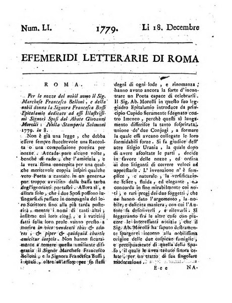 Efemeridi letterarie di Roma