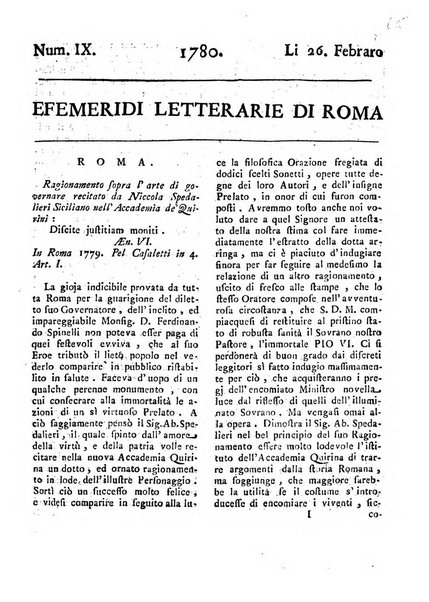 Efemeridi letterarie di Roma