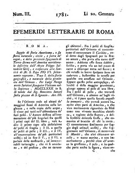 Efemeridi letterarie di Roma