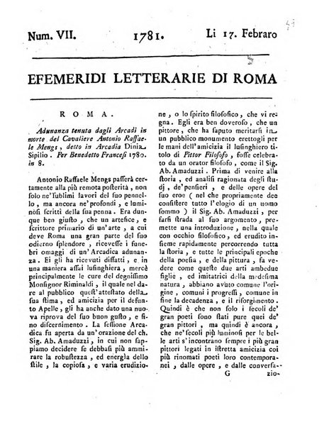 Efemeridi letterarie di Roma