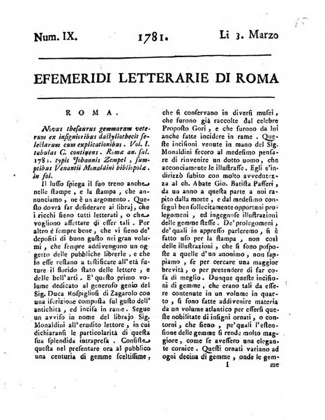 Efemeridi letterarie di Roma