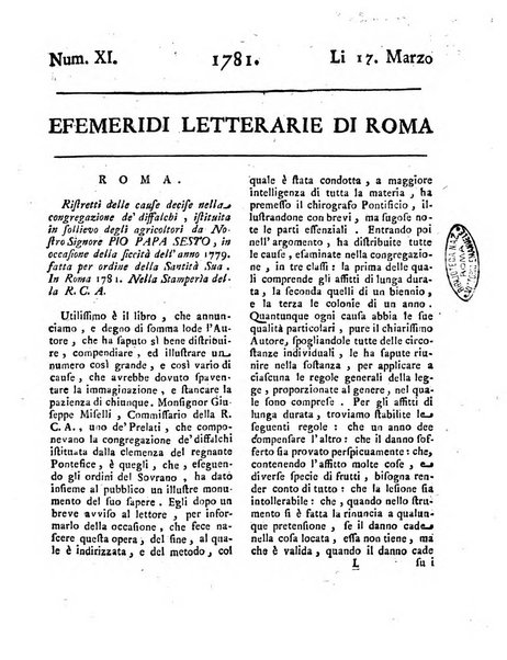 Efemeridi letterarie di Roma