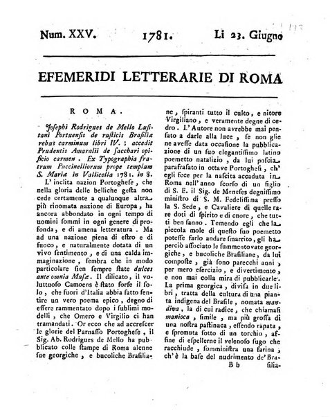 Efemeridi letterarie di Roma