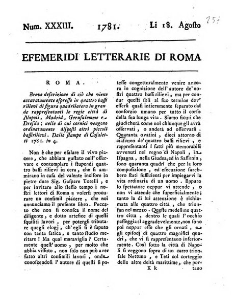 Efemeridi letterarie di Roma