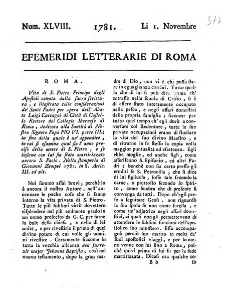 Efemeridi letterarie di Roma