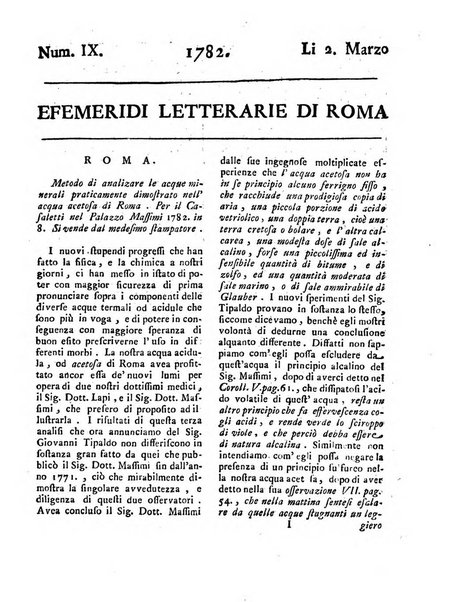 Efemeridi letterarie di Roma