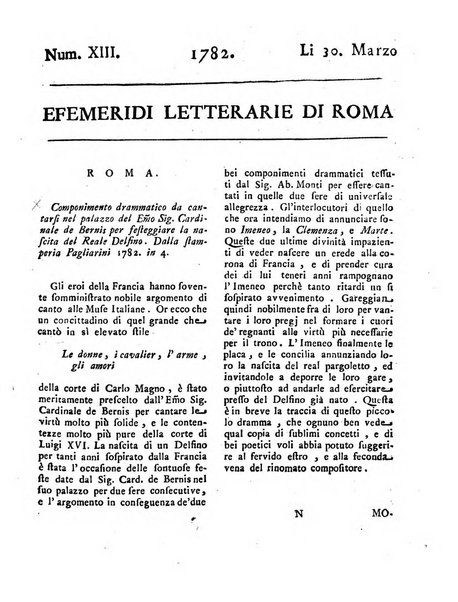 Efemeridi letterarie di Roma