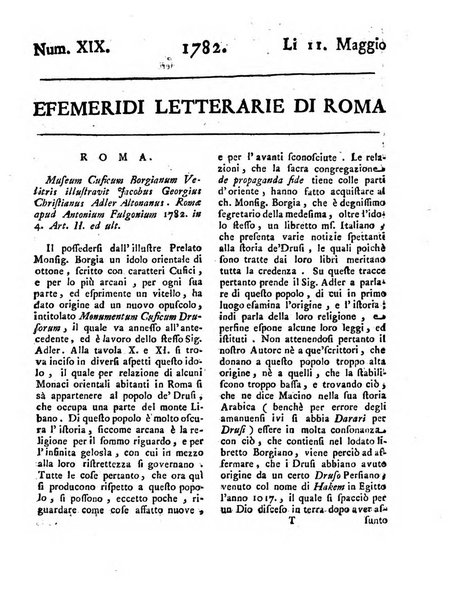 Efemeridi letterarie di Roma