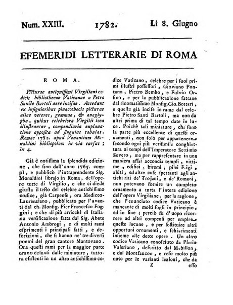 Efemeridi letterarie di Roma