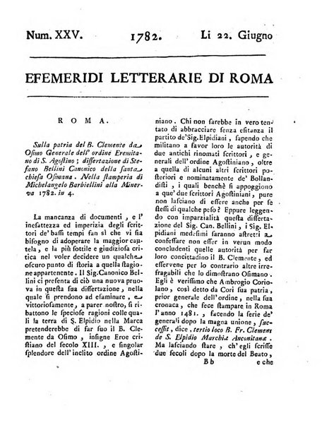 Efemeridi letterarie di Roma