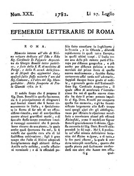 Efemeridi letterarie di Roma