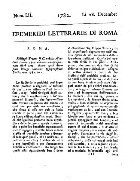 Efemeridi letterarie di Roma